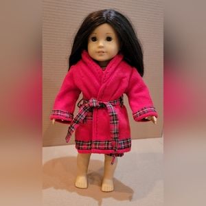 Handmade Nightgown & Bathrobe for 18-inch American Girl Doll.  Doll not for Sale